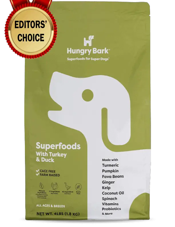 Hungry Bark Turkey Duck grain Free Editors Choice